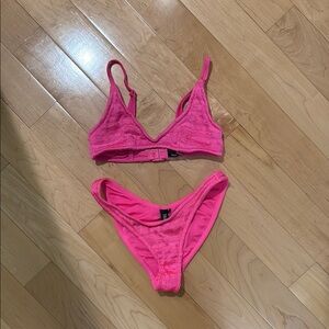 Triangl Swimwear Pink Bikini Set